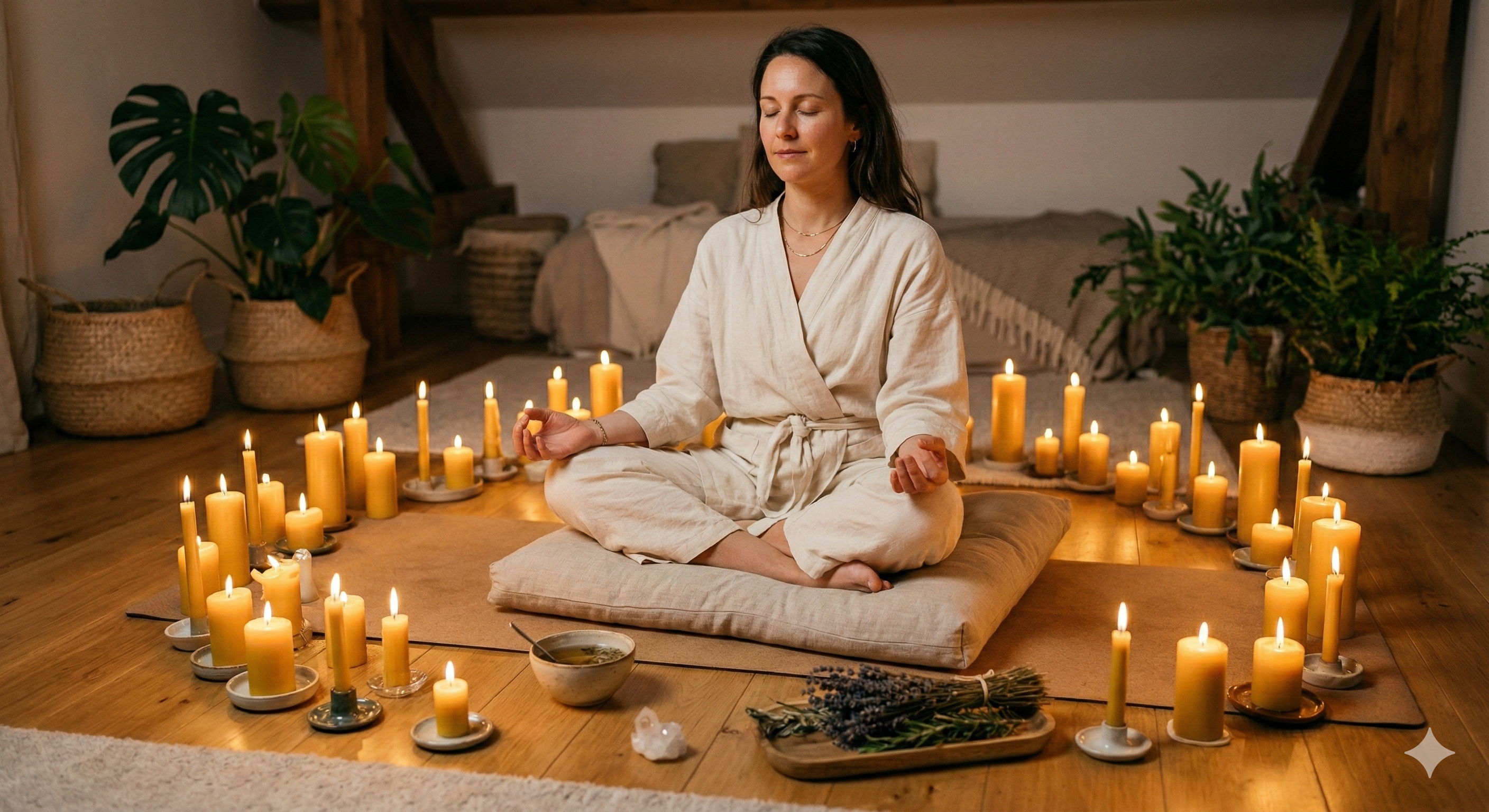 Rituel bien-être : comment utiliser les bougies au miel pour créer une séance de méditation apaisante