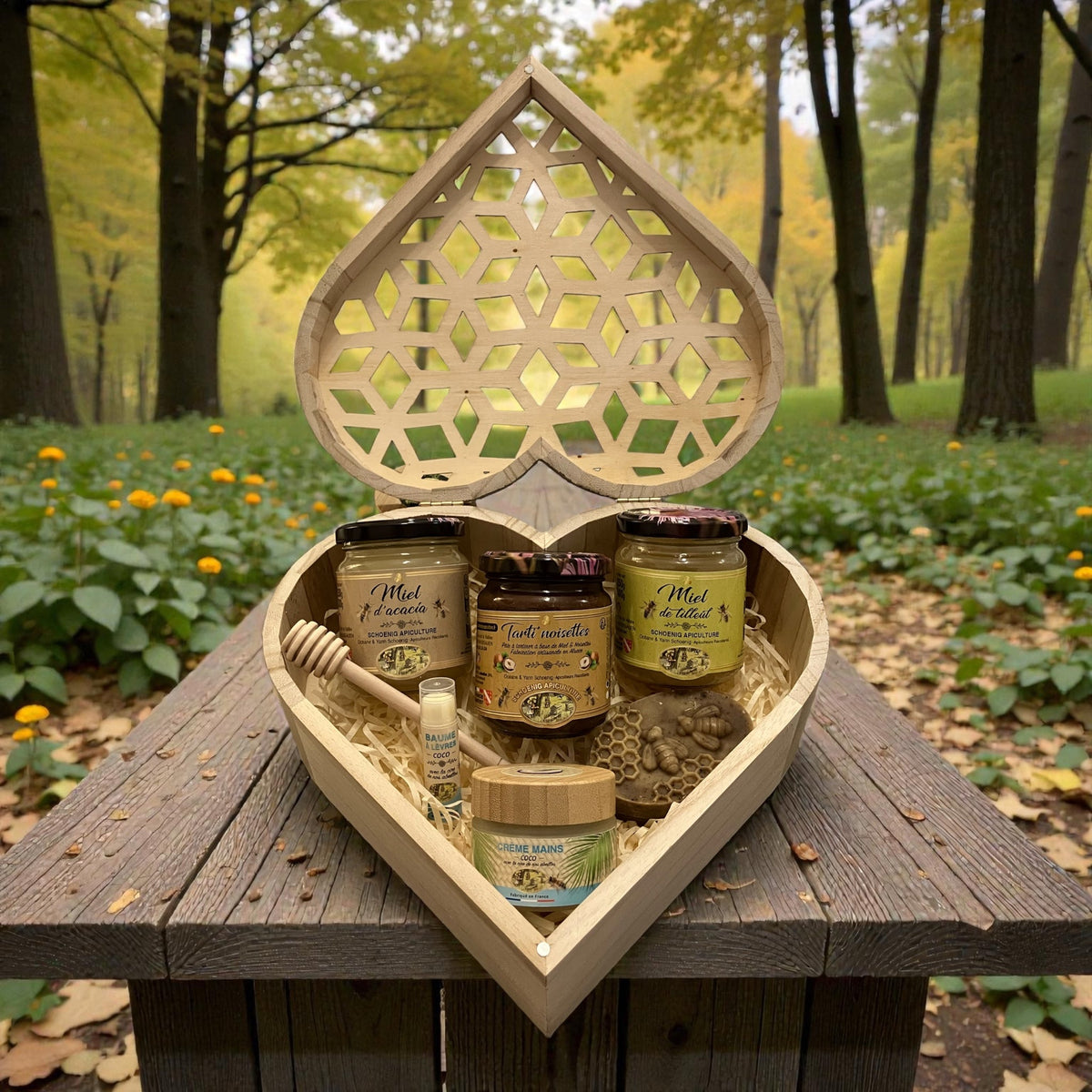 coffret de bougies artisanales 