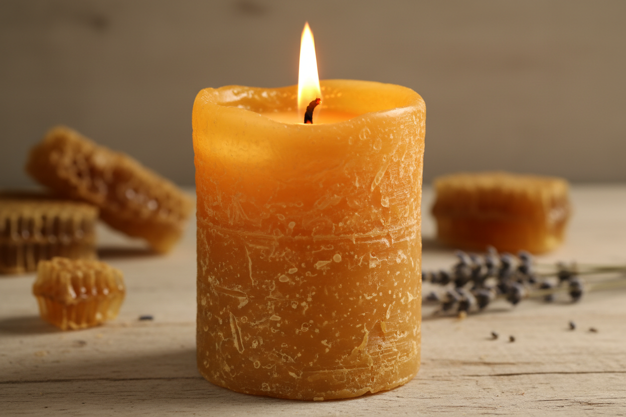 Bougies cire d'abeille et bougie miel : le guide ultime de la bougie artisanale