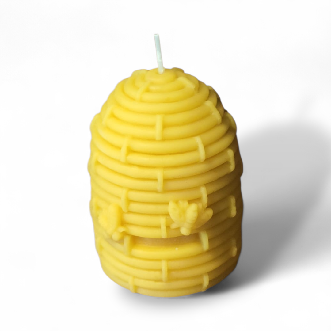 Bougie cire d'abeille Ruche - Schoenig apiculture