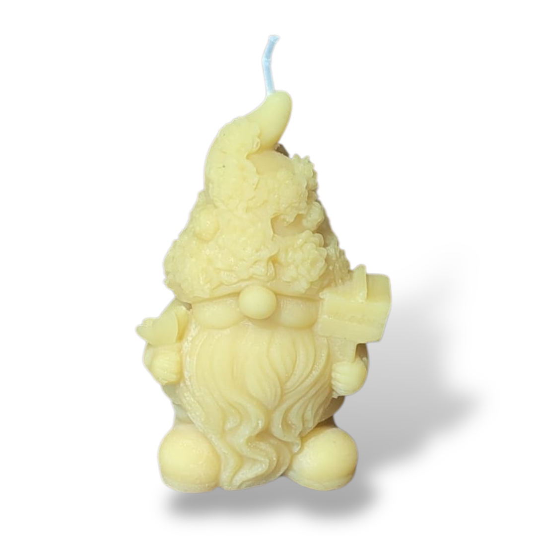 Bougie cire d'abeille Lutins