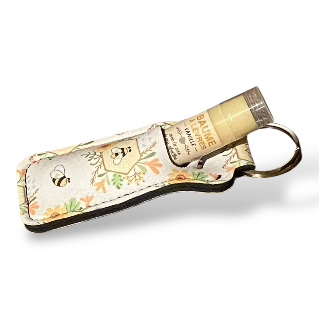Porte baume à lèvres/porte clefs