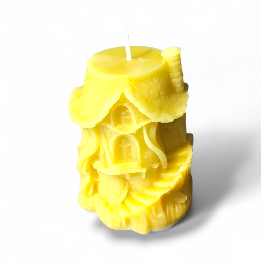 Bougie cire d'abeille Maison Arbre