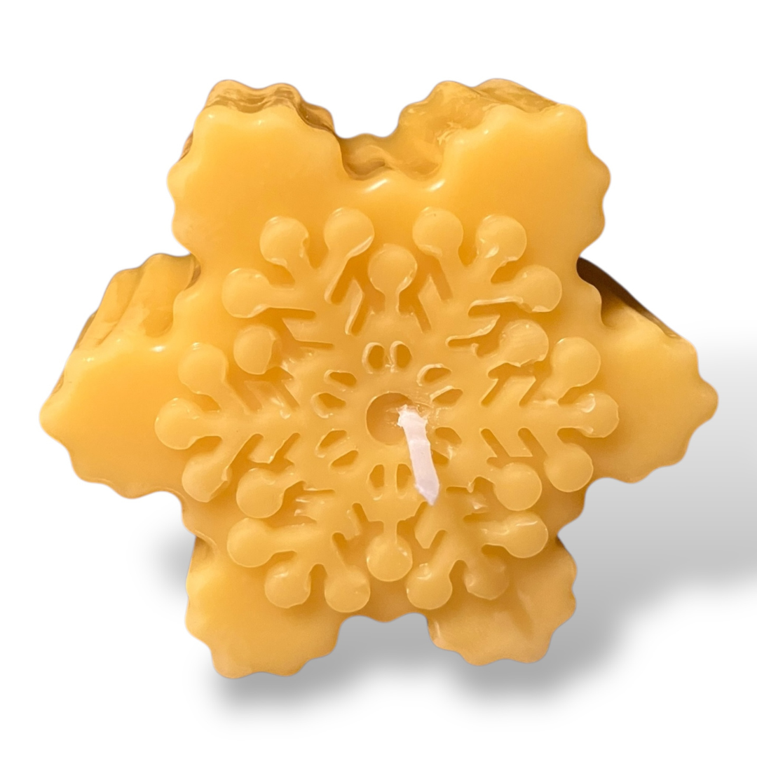 Bougie cire d'abeille Flocon 5-8