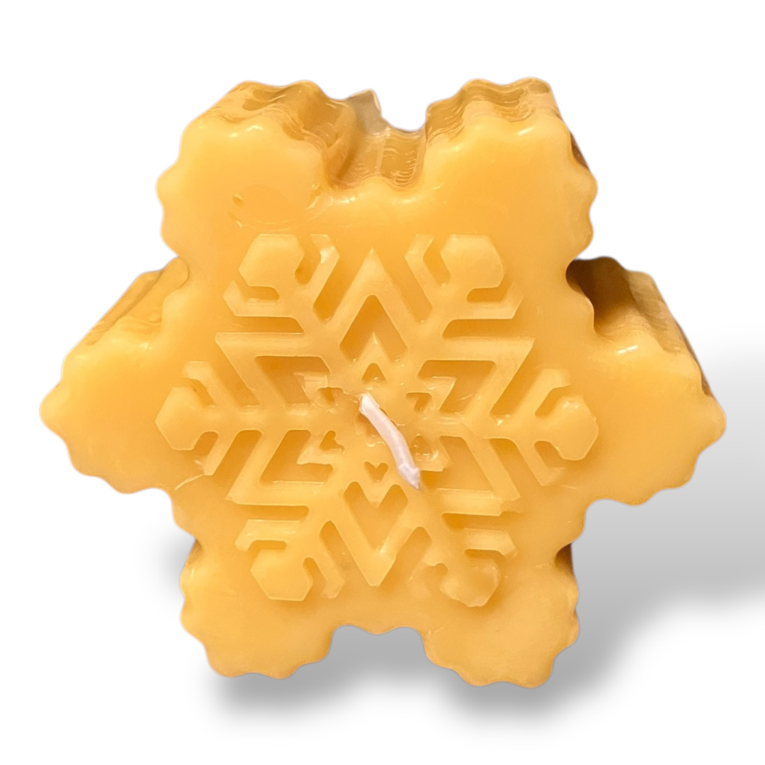 Bougie cire d'abeille Flocon 5-8