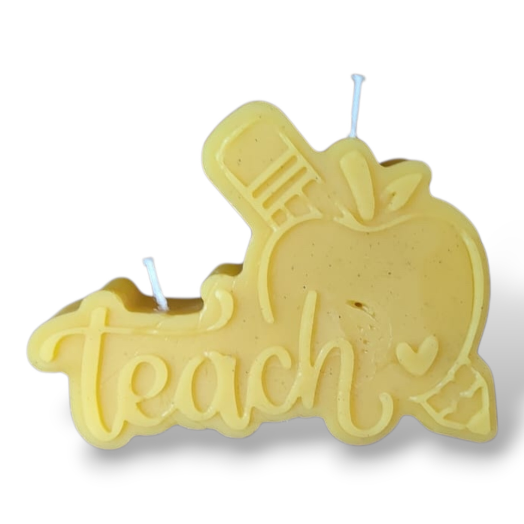 Bougie cire d'abeilles Teach