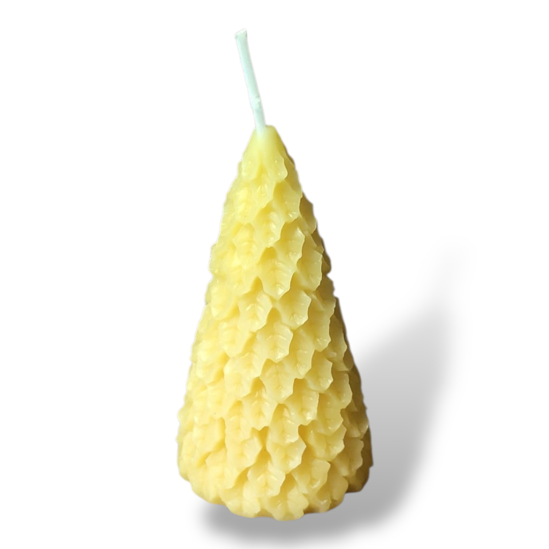 Bougie cire d'abeille Sapin épicéa