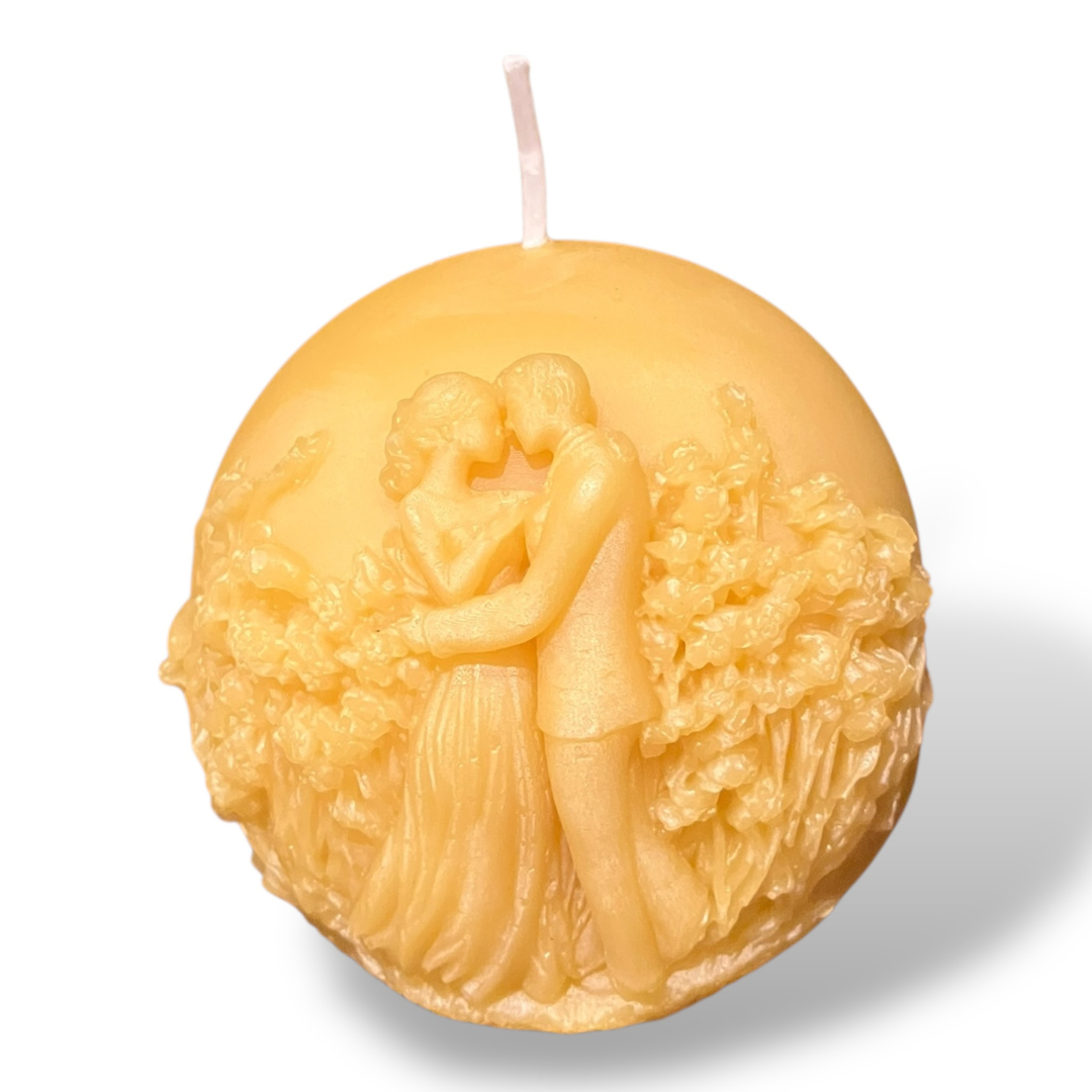 Bougie cire d'abeille Union Fleurie