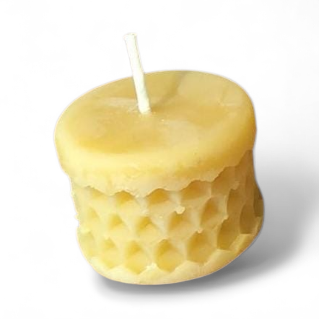 Bougie cire d'abeille Alvéole - Schoenig apiculture