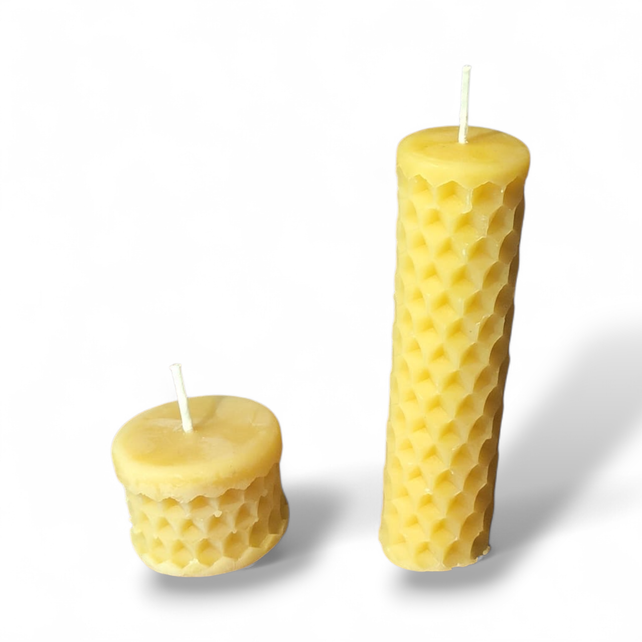 Bougie cire d'abeille Alvéole