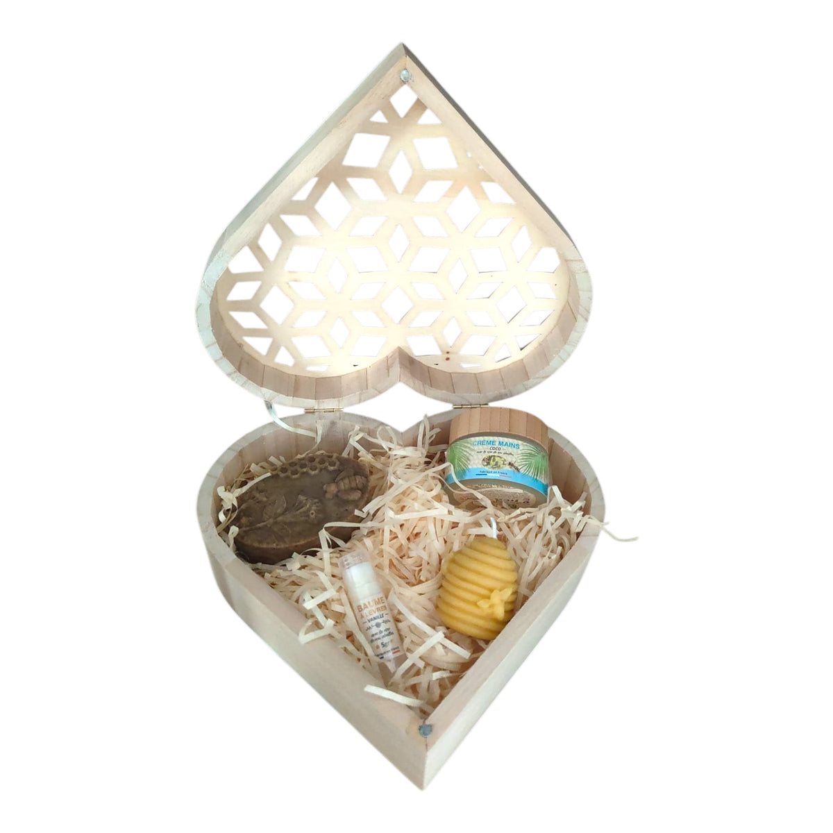 coffret bien - être artisanal – Petit Cœur du Rucher - schoenig apiculture