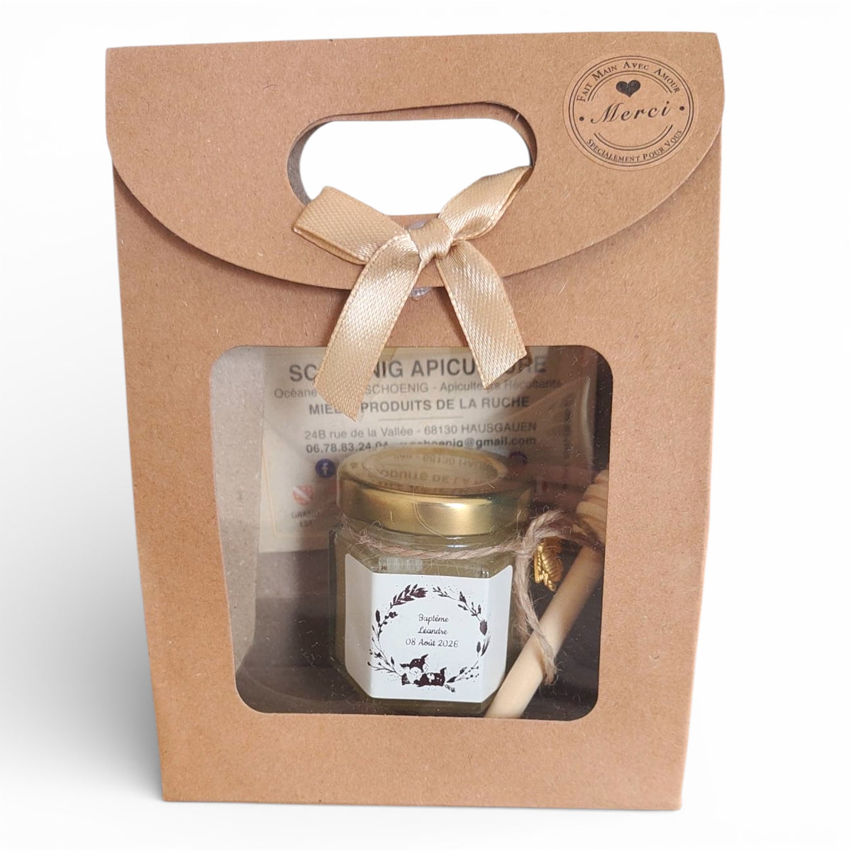 Coffret cadeau personnalisé Baptême