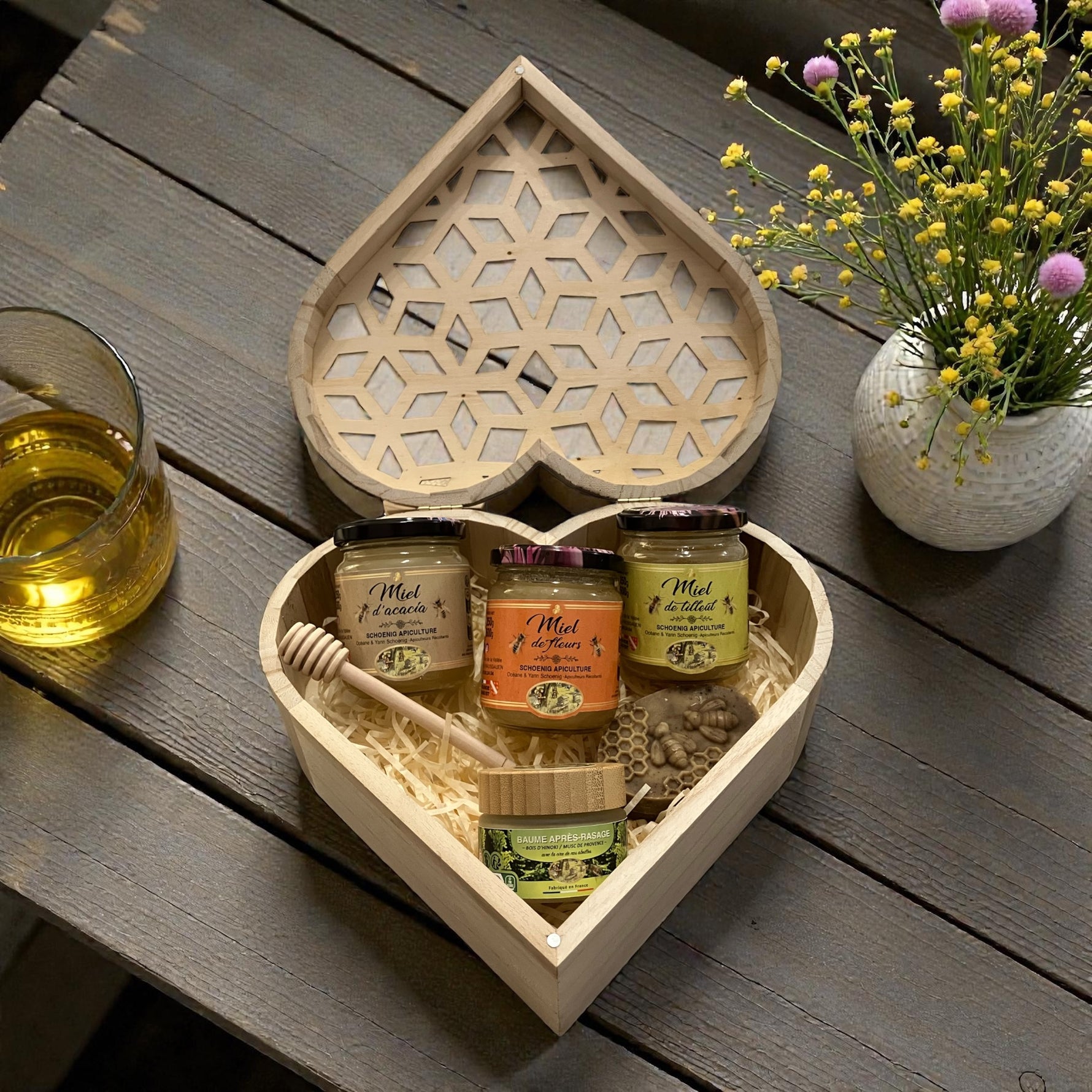 Coffret Bien - être Miel & Apaisement – Douceur et Sérénité Artisanales - schoenig apiculture