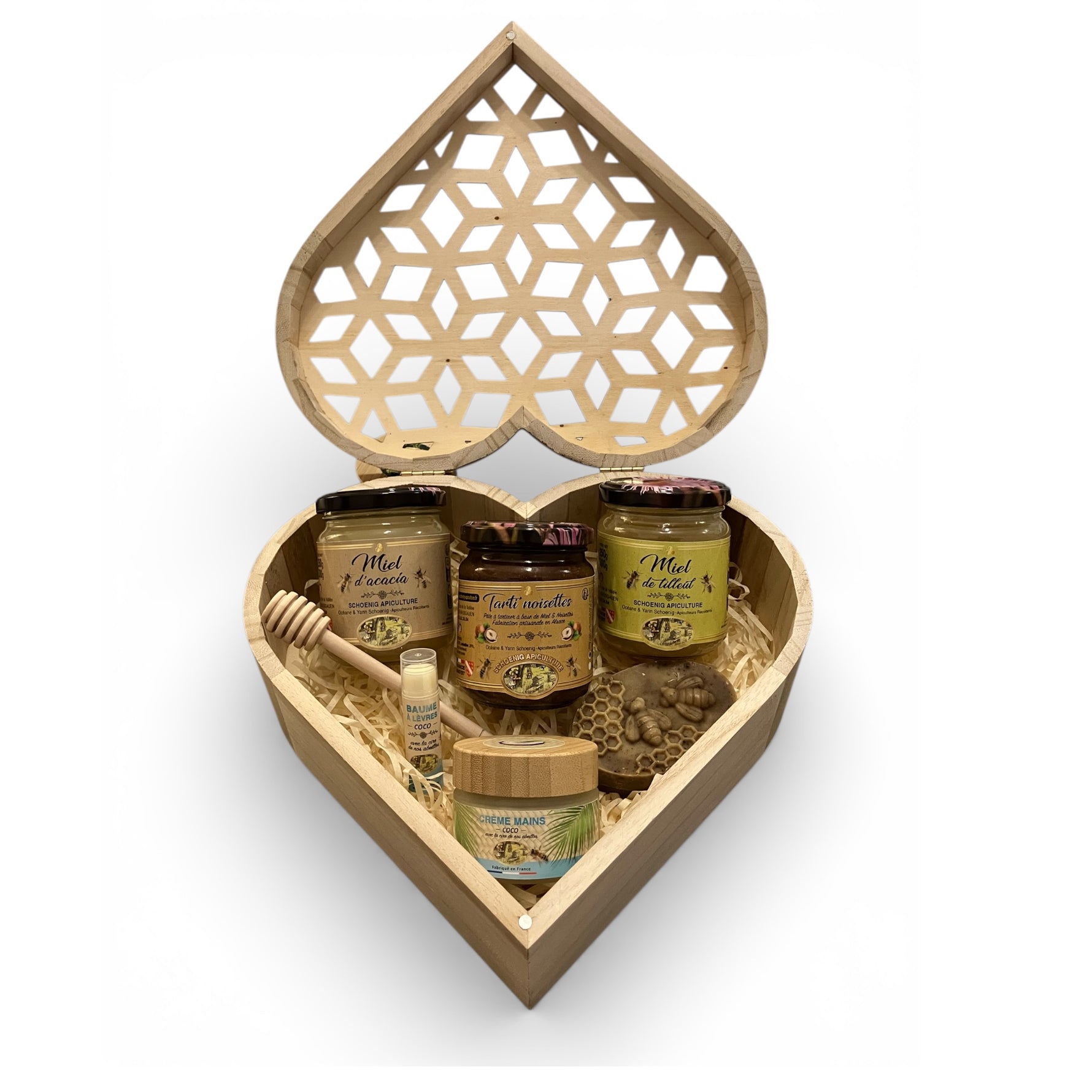 Coffret Harmonie Apicole – Cadeau Naturel Bien-être avec Miel et Produits Artisanaux - schoenig apiculture