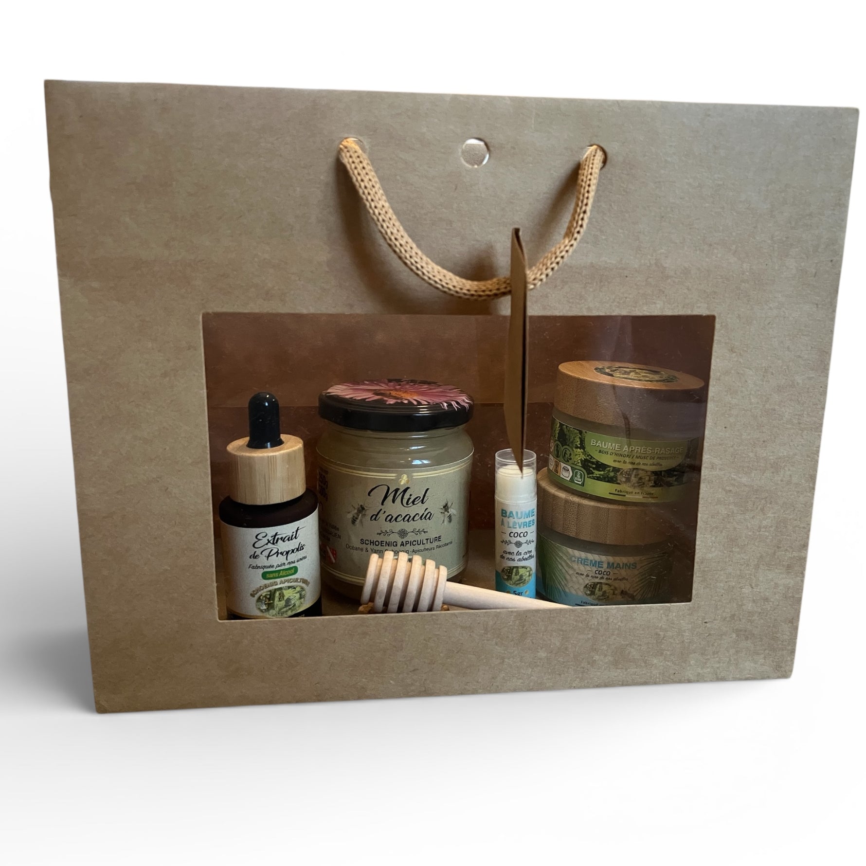 coffret cadeau artisanal de la ruche - Douceur & Vitalité - schoenig apiculture