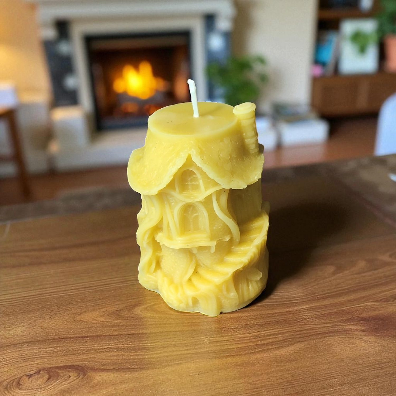 Bougie cire d'abeille Maison Arbre