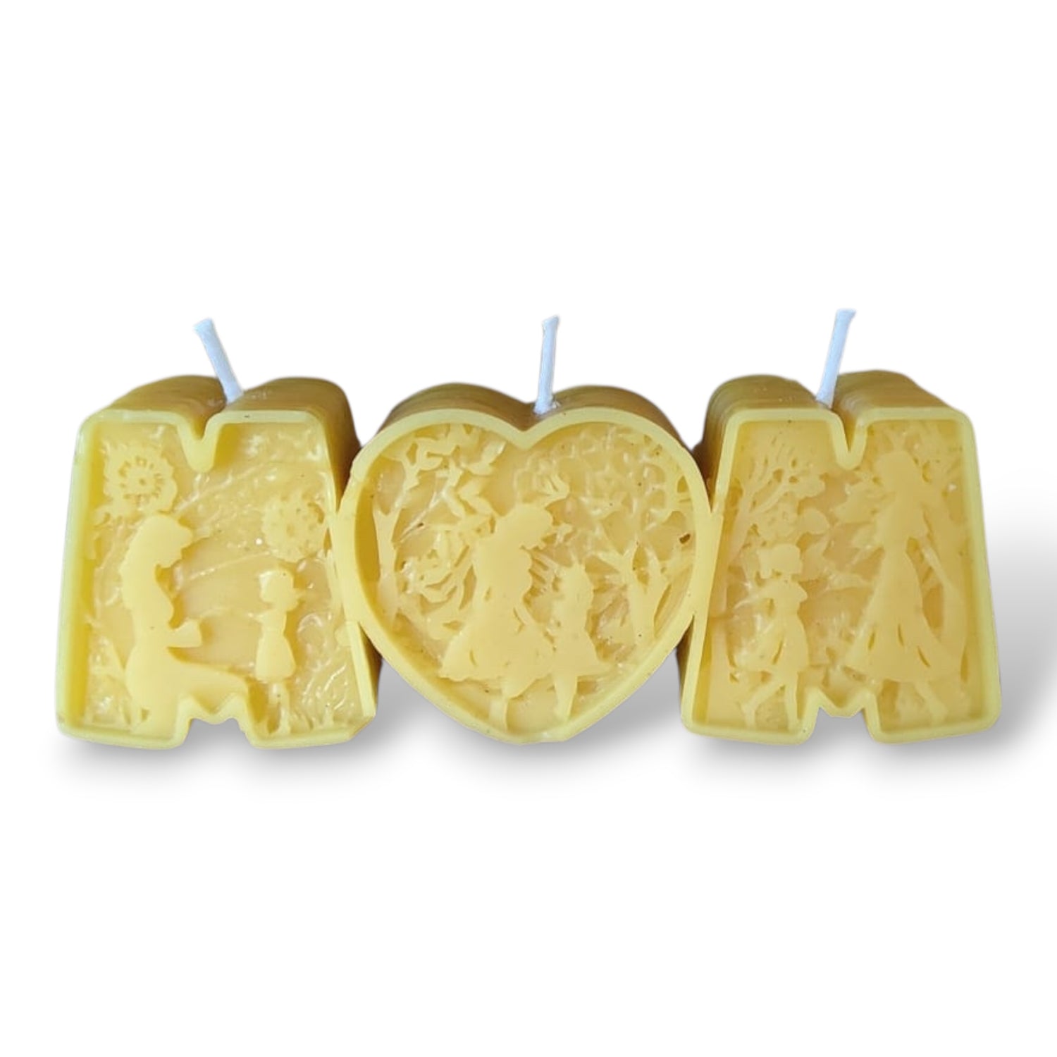 Bougie cire d'abeilles Mom