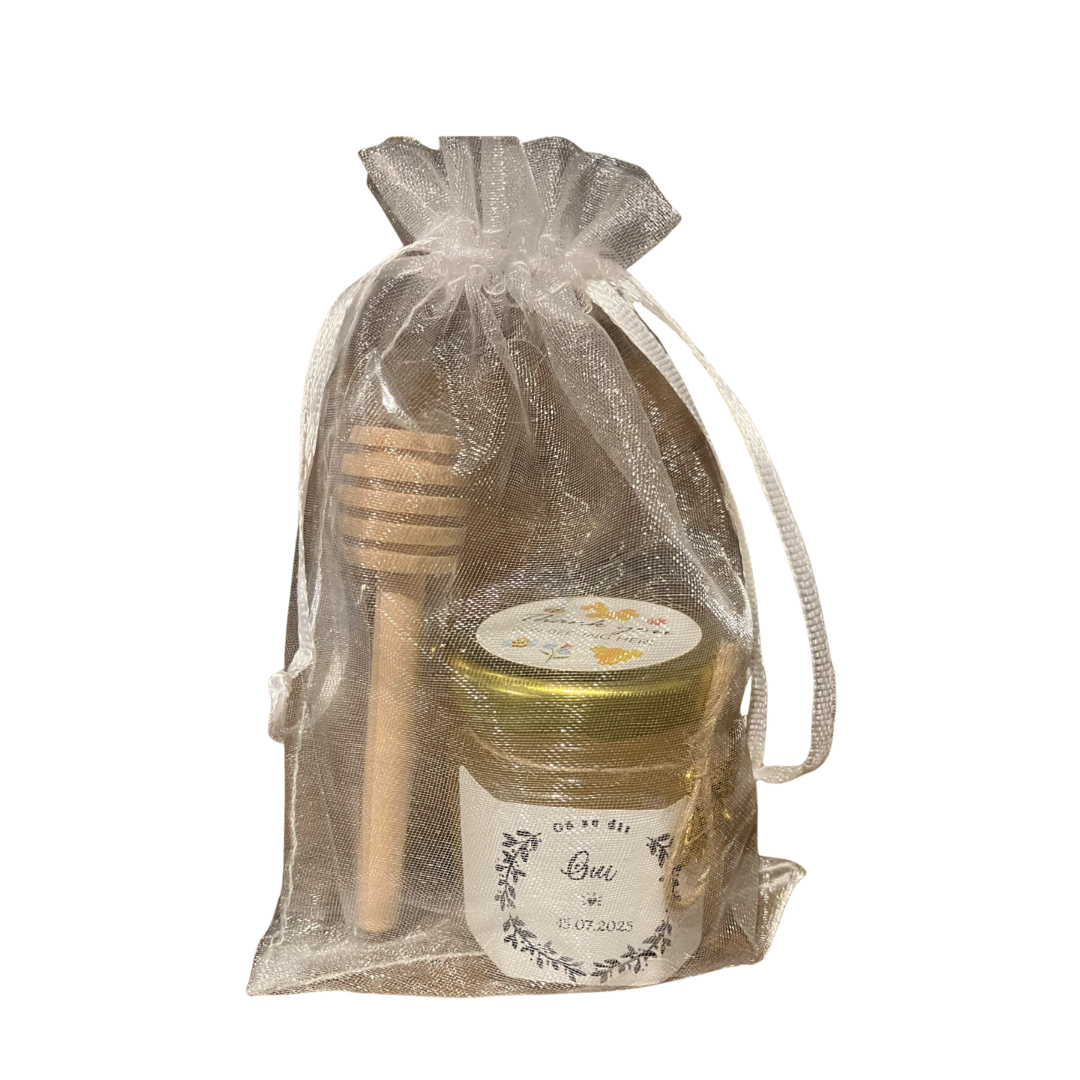 Petit pot de miel personnalisé