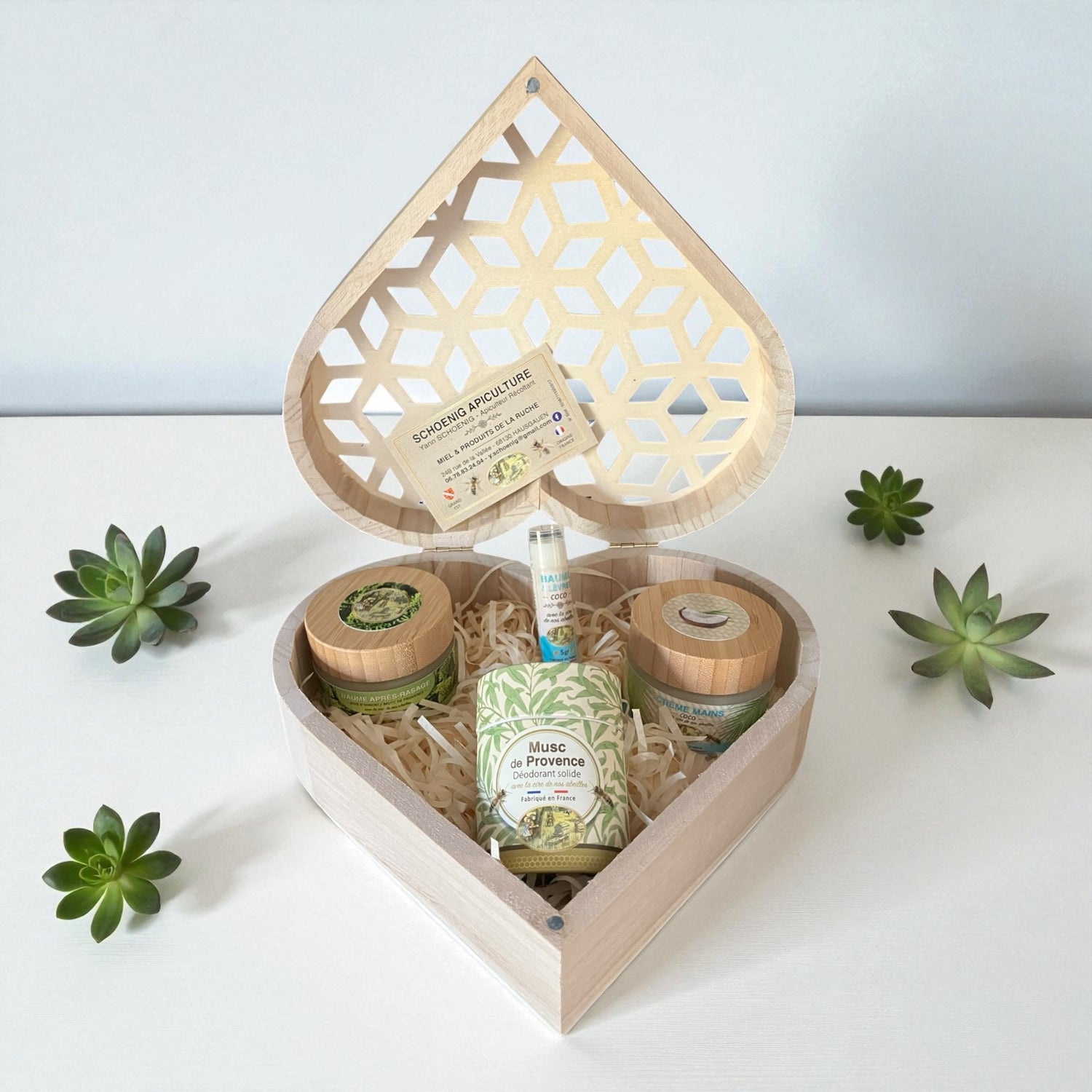 Coffret petit coeur  du rucher (Homme)