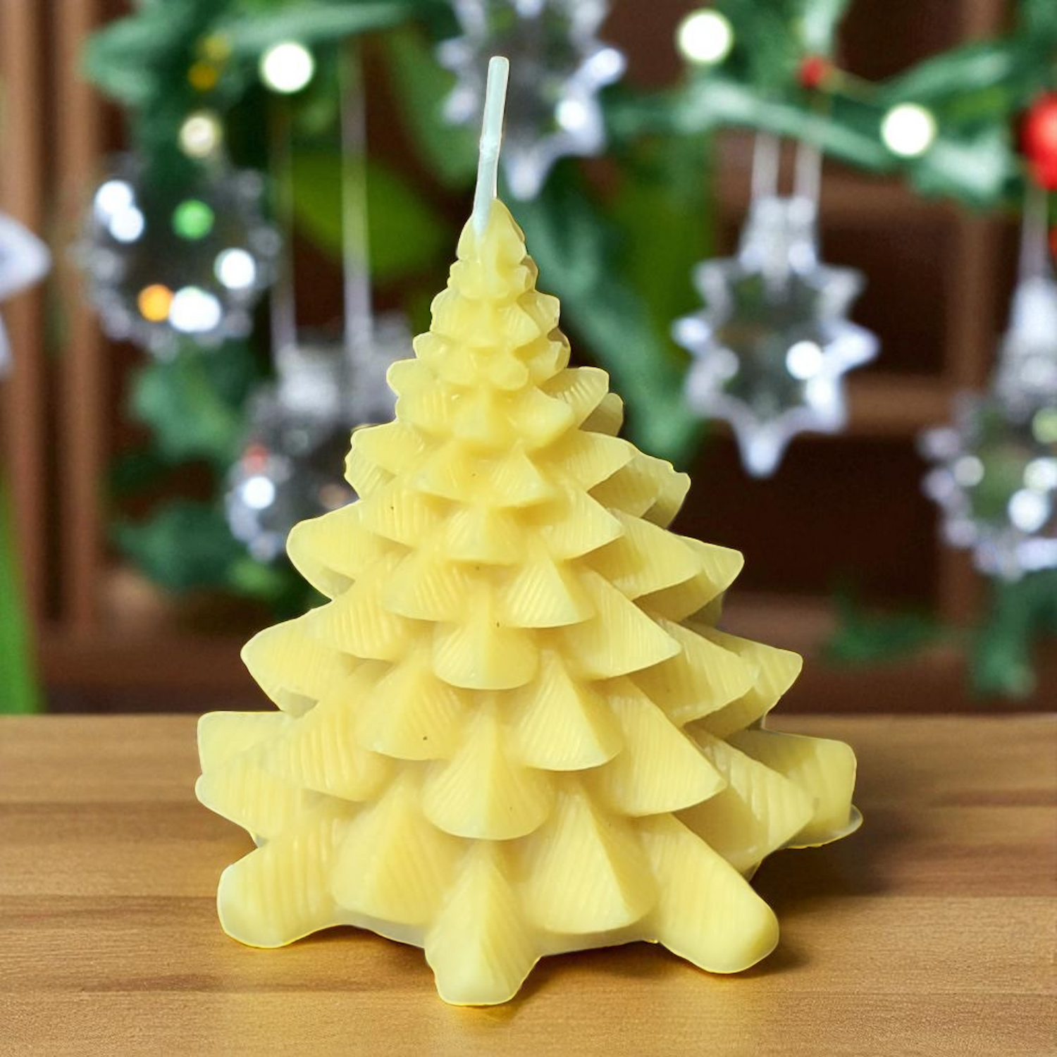 Bougie cire d'abeille Sapin des ruches