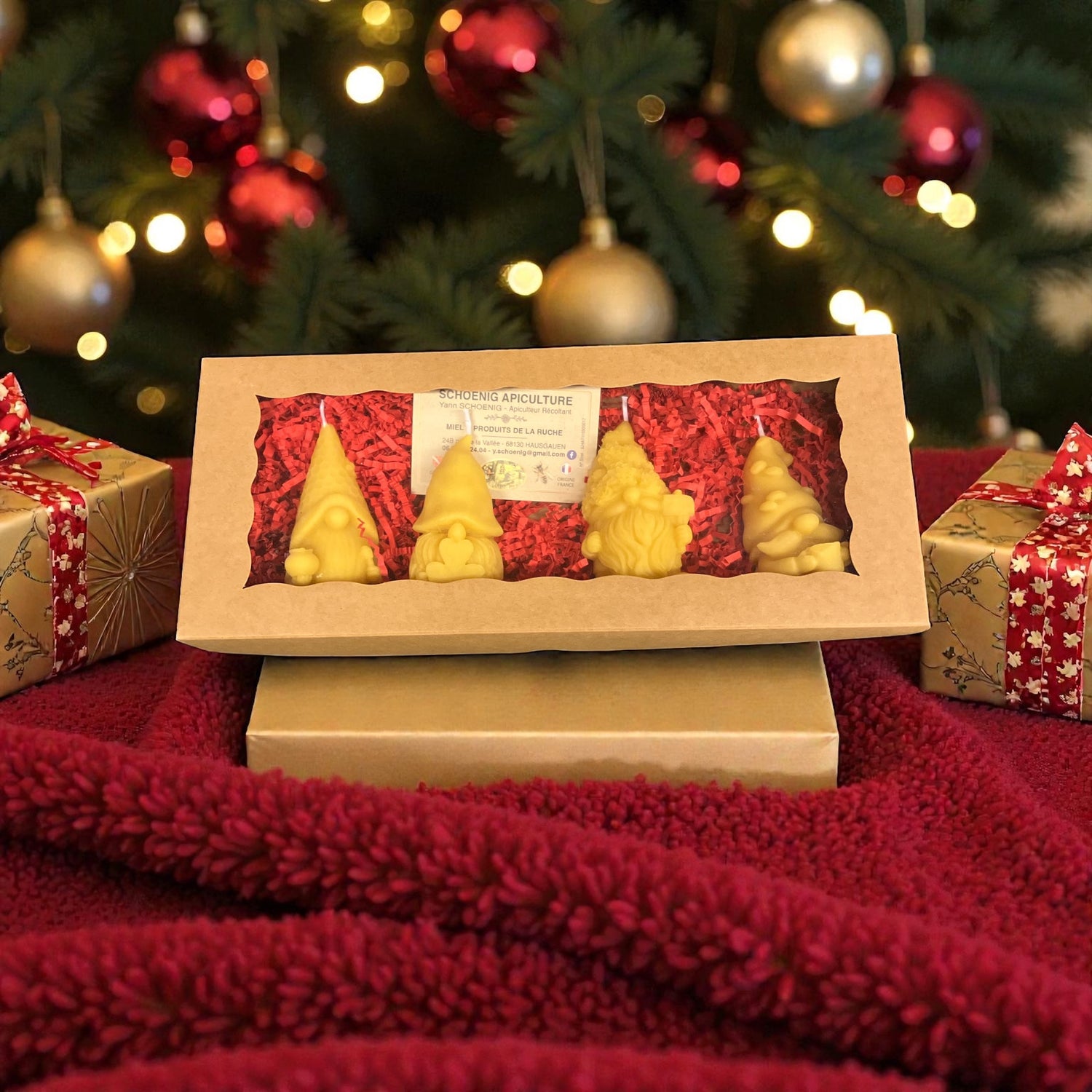 Coffret cadeau bougies