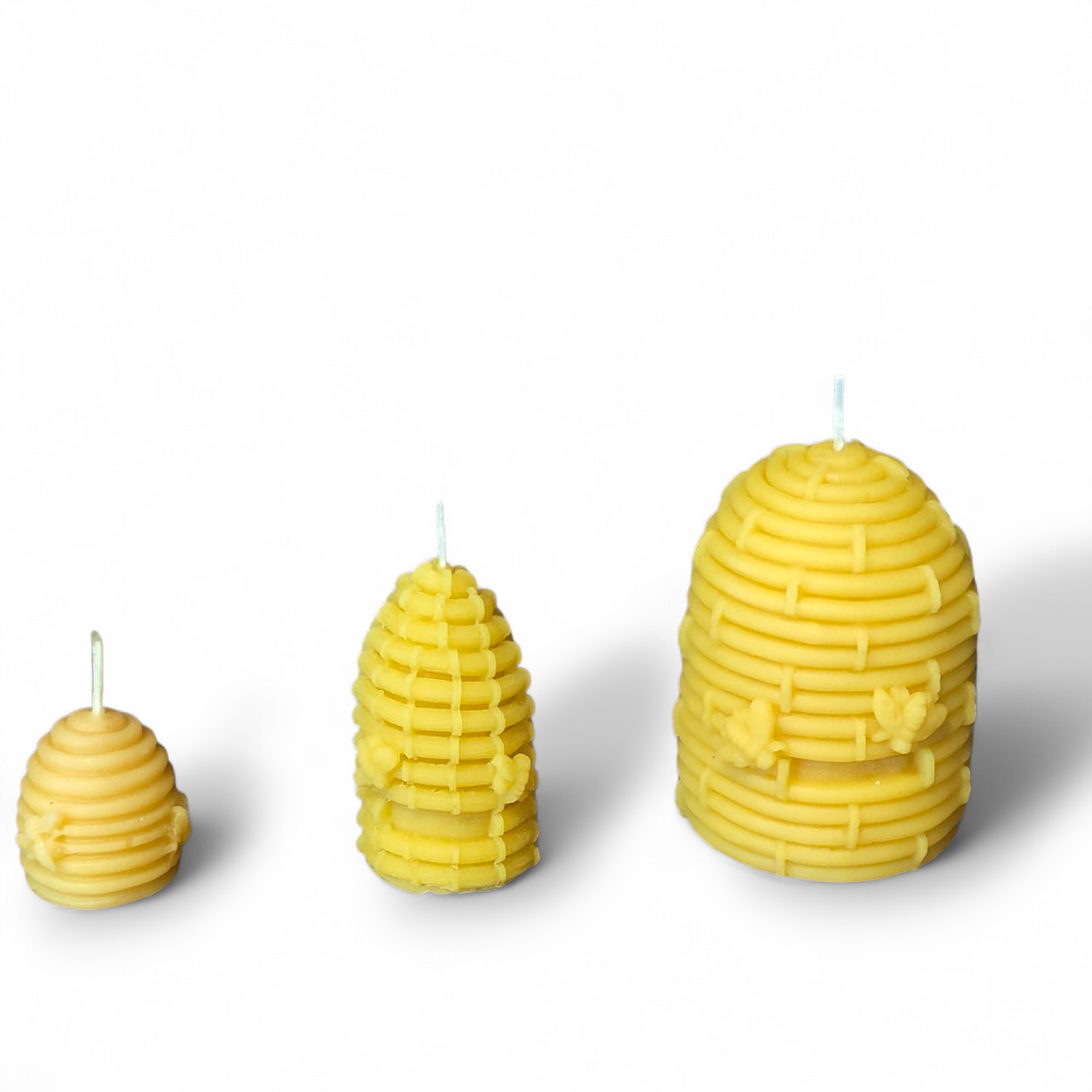 Bougie cire d'abeille Ruche