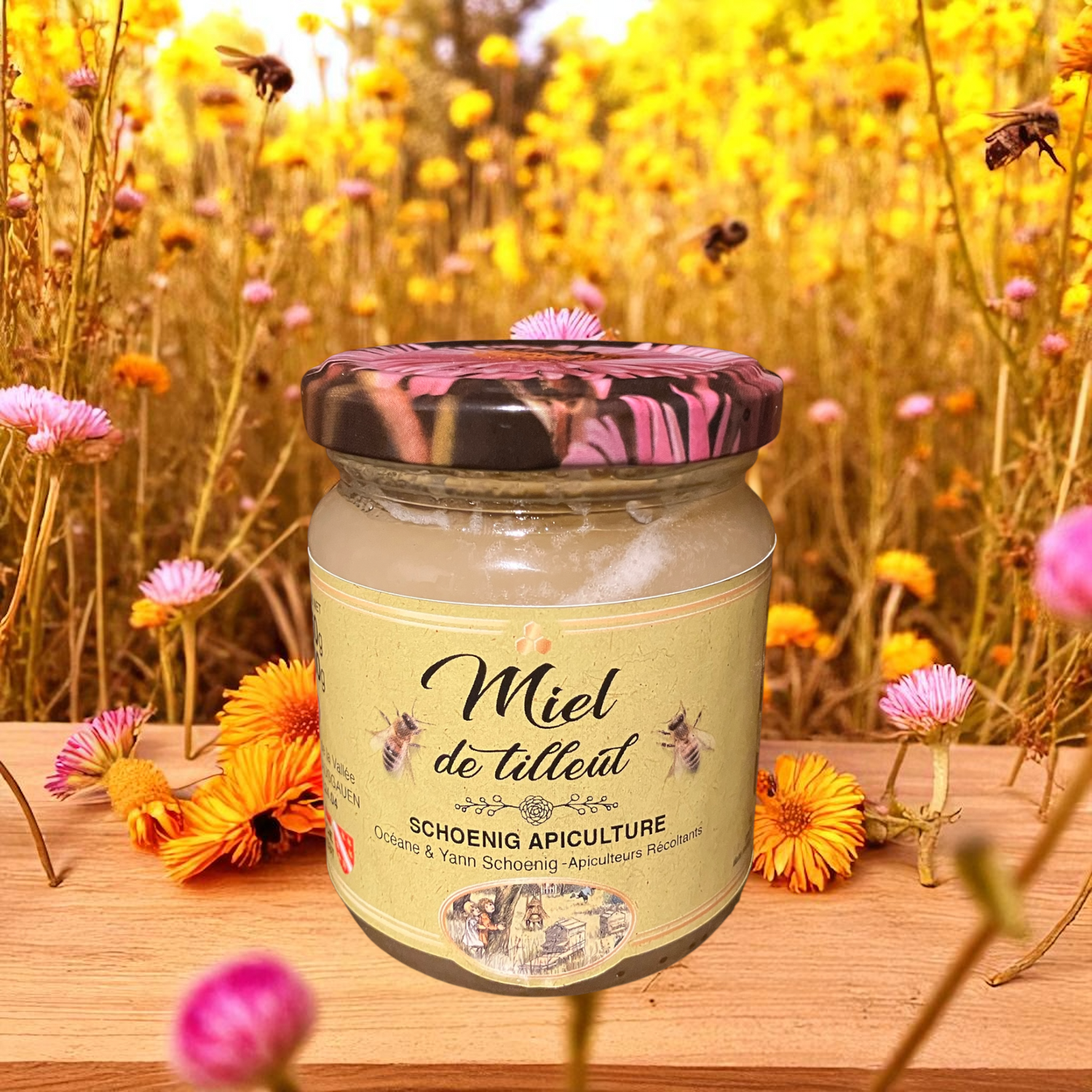Miel de tilleul crémeux – Récolté dans le Haut-Rhin