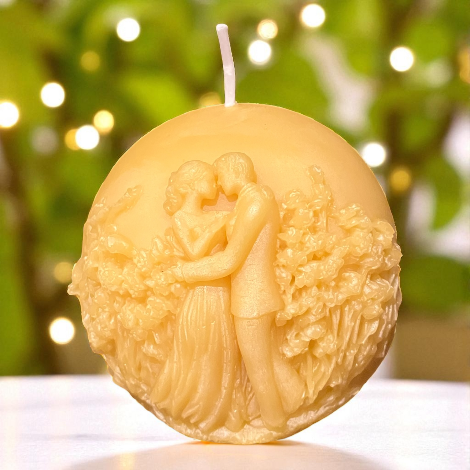 Bougie cire d'abeille Union Fleurie