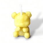 bougie en cire d’abeille artisanale - Ourson - schoenig apiculture