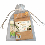 Cadeau client entreprise personnalisé avec sachet de graines à semer et baume à lèvres naturel