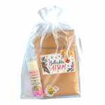 Cadeau de Noël pour ATSEM avec sachet de graines et baume à lèvres à la cire d'abeille