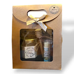 Coffret cadeau professionnel avec miel artisanal, baume à lèvres et idée cadeau pour entreprise