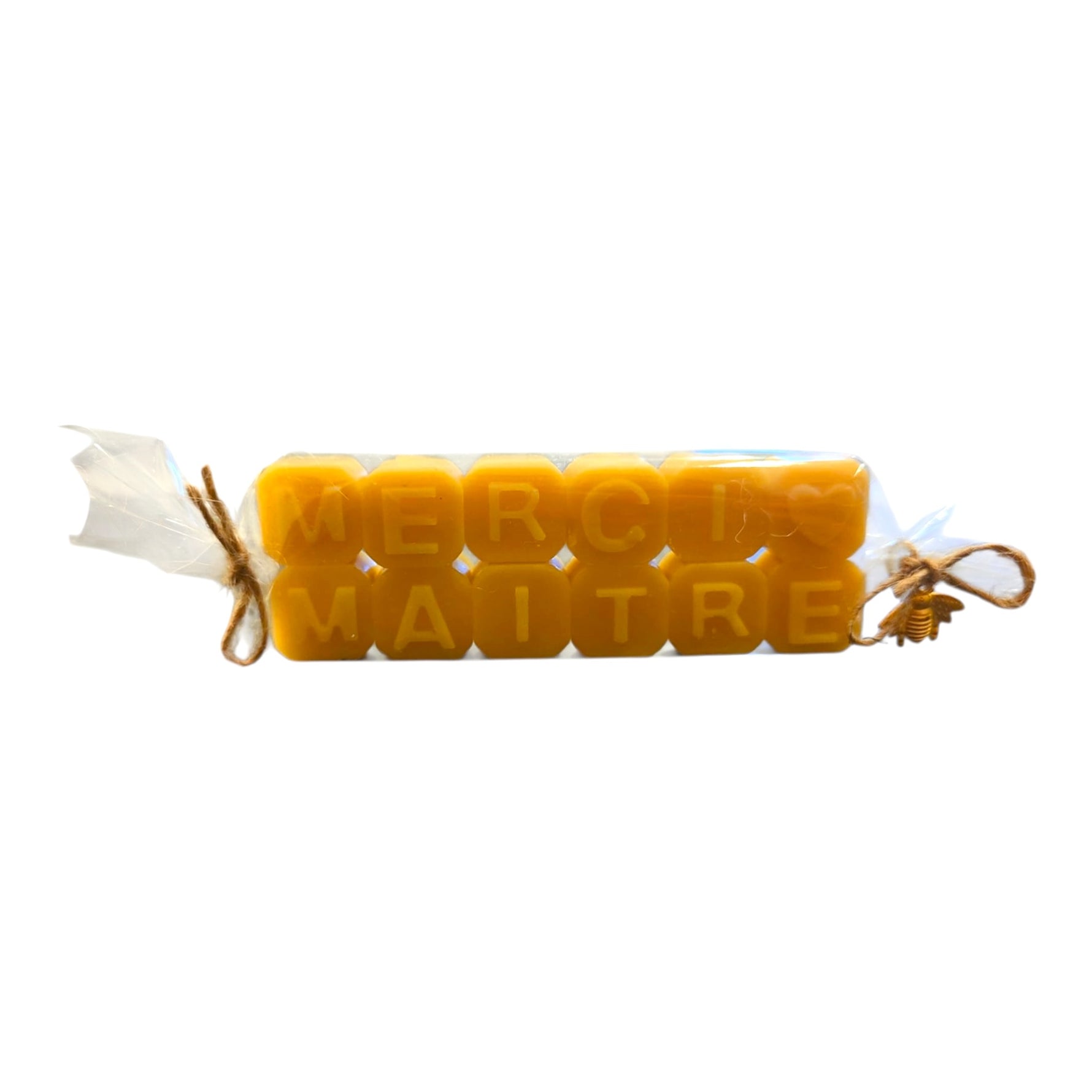 Fondant bougie parfumé Merci Maître, cadeau de fin d’année pour maître ou maîtresse