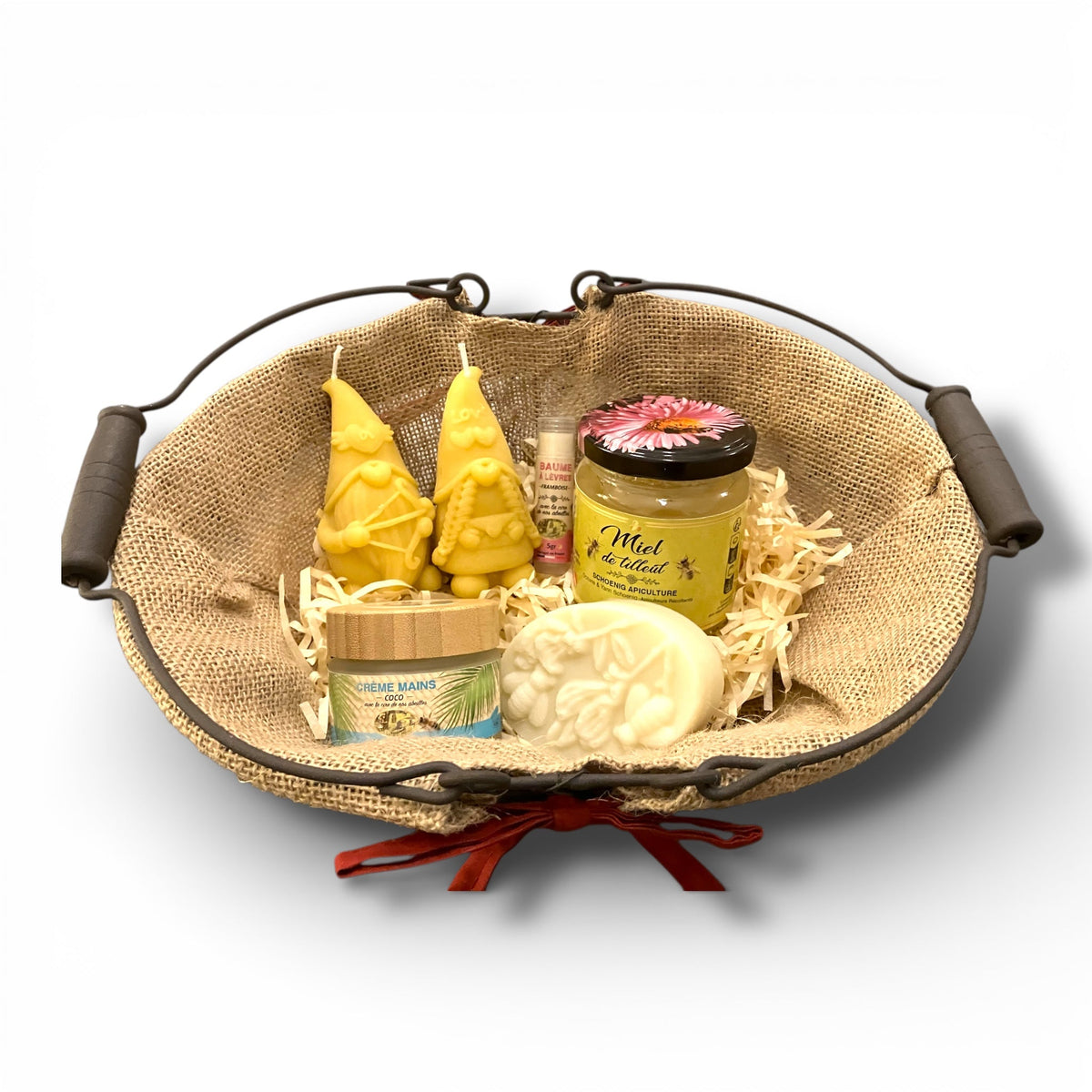 Panier garni artisanal de la ruche – Idée cadeau gourmand - schoenig apiculture