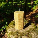 Bougie cire d'abeille Ruche longue