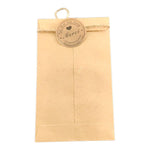 Dos du sachet de graines personnalisé en papier kraft