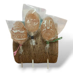 Lot de 3 sucettes artisanales fabrication maison, miel issues de nos ruches