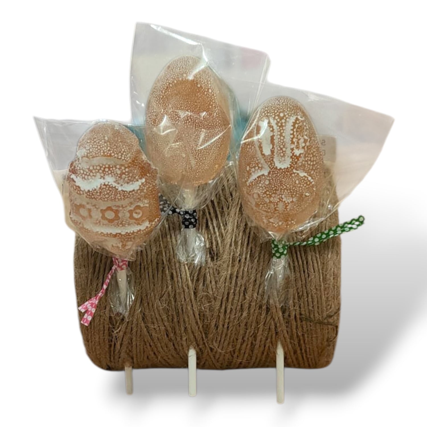 Lot de 3 sucettes artisanales fabrication maison, miel issues de nos ruches