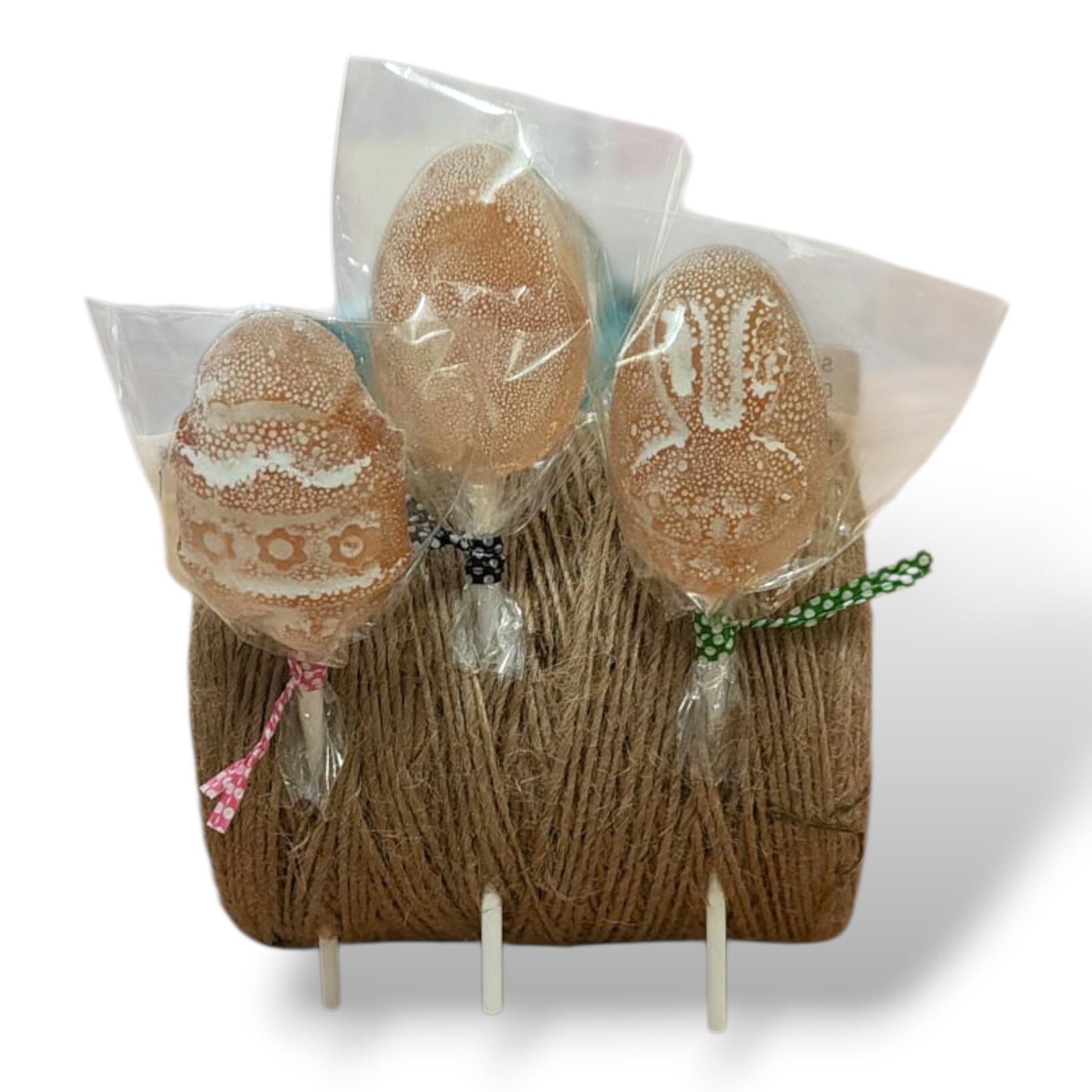 Lot de 3 sucettes artisanales fabrication maison, miel issues de nos ruches