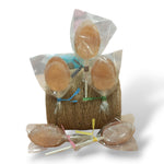 Lot de sucettes au miel artisanales naturelles présentation gourmande